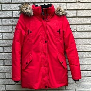 Alpinetek Red Down Filled Parka Sz XS